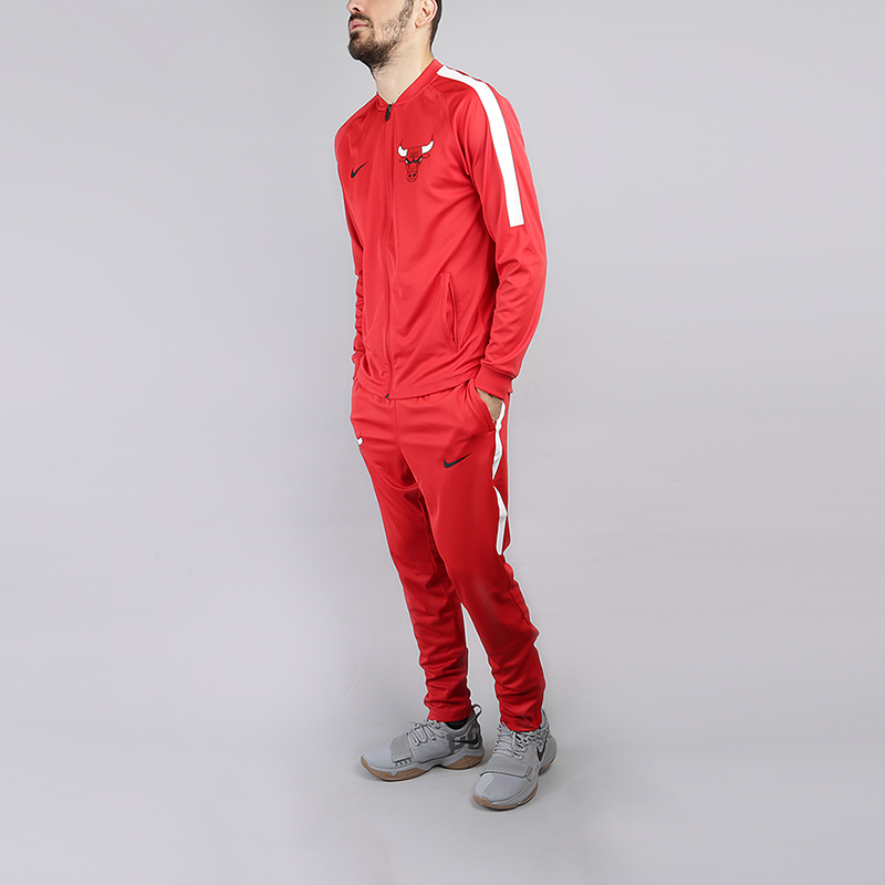 мужской красный спортивный костюм Nike Chicago Bulls Dry NBA Track Suit 923080-657 - цена, описание, фото 4